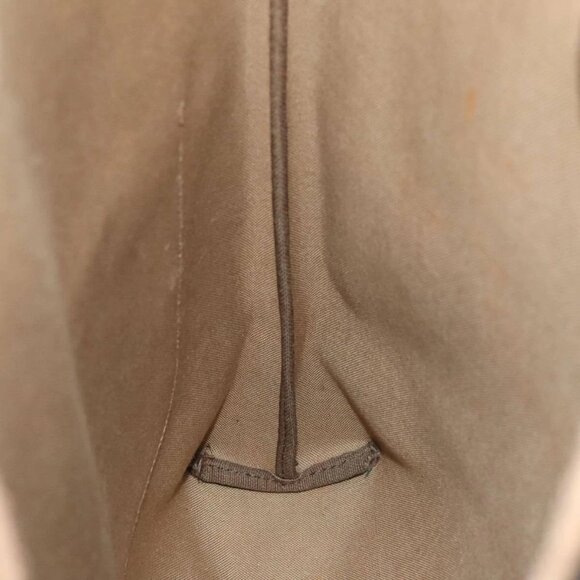 GUCCI GG Supreme Web Sherry Line Tote Bag PVC Leather Beige Auth 89625 - Picture 12 of 16